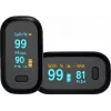 Oromed PULS ORO-OXIMETER BLACK Pulse Oximeter - Fingertip SpO2 Monitor mit farbigem OLED-Display