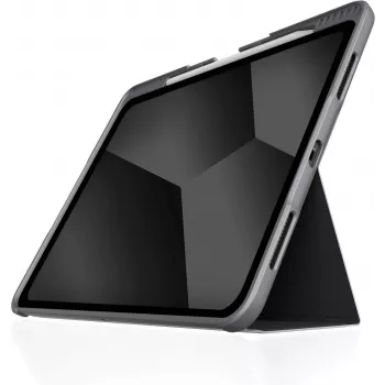 STM Dux Plus Folio für iPad Pro 11 Zoll / iPad Air 4./5. Generation - Schwarz/Transparent