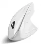 Perixx PERIMICE-813 W Kabellose Vertikale Ergonomische Maus, Optisch, 2,4 GHz RF + Bluetooth, Weiß