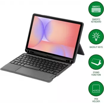 4smarts Keyboard Case Solid Pro QWERTZ für Samsung Galaxy Tab S10 Lite (496609)