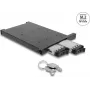 Delock Adapterrahmen für 2 x M.2 NVMe SSD mit SFF-8654-Anschluss für 12,7 mm Slim-ODD-Bay (47138)