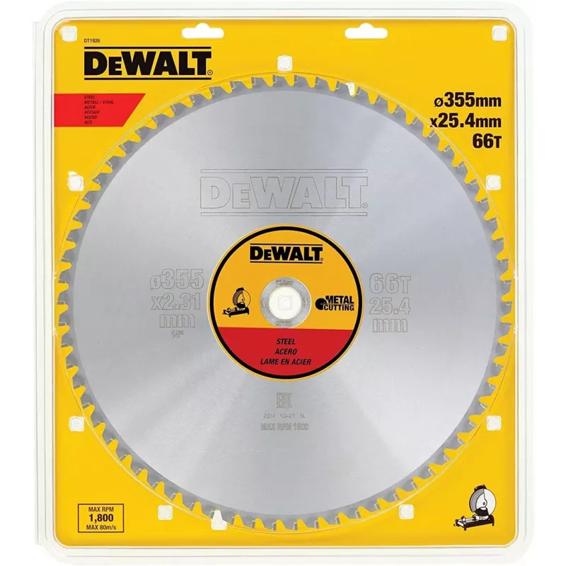 DEWALT DT1926-QZ Extreme Framing Kreissägeblatt 190mm 24T TCT