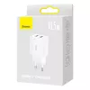 Baseus Kompakt Universal Weiß AC Indoor Ladegerät 10,5W 2 USB-A Anschlüsse