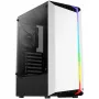 Aerocool Bionic V1 Midi-Tower, RGB, Tempered Glass - Schwarz/Weiß