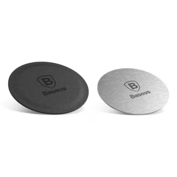 Baseus Iron Suit Magnetic Car Mount Holder mit 2 Metallplatten - Schwarz