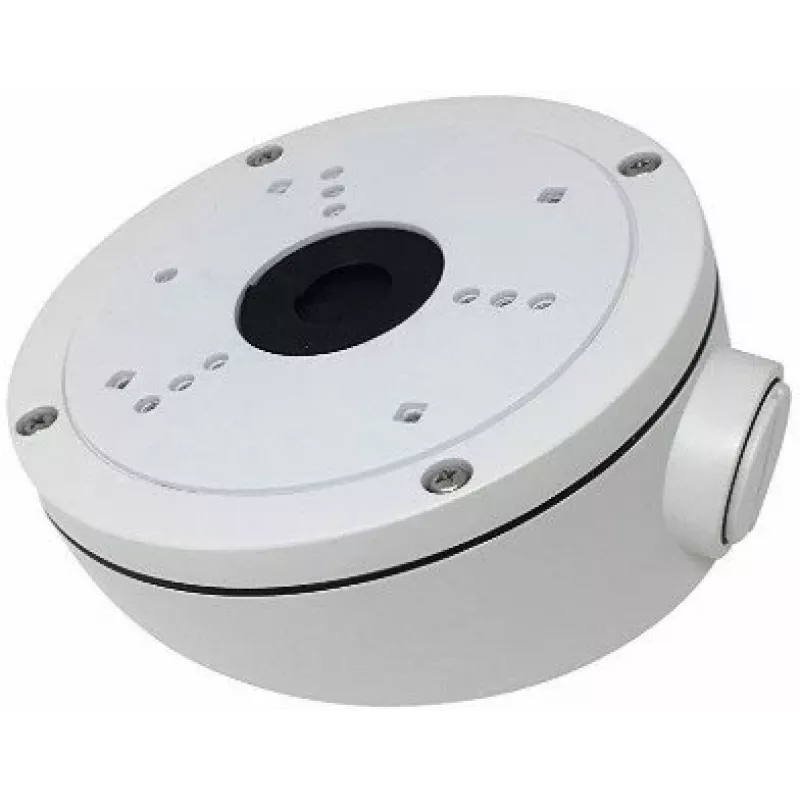 Hikvision DS-1281ZJ-S Anschlussdose für Dome-/Turret-Kameras, Weiß, Aluminiumlegierung