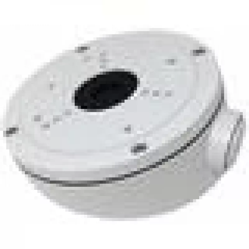 Hikvision DS-1281ZJ-S Anschlussdose für Dome-/Turret-Kameras, Weiß, Aluminiumlegierung