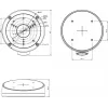 Hikvision DS-1281ZJ-S Anschlussdose für Dome-/Turret-Kameras, Weiß, Aluminiumlegierung