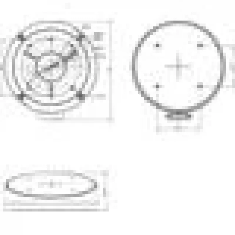 Hikvision DS-1281ZJ-S Anschlussdose für Dome-/Turret-Kameras, Weiß, Aluminiumlegierung