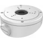 Hikvision DS-1281ZJ-S Anschlussdose für Dome-/Turret-Kameras, Weiß, Aluminiumlegierung