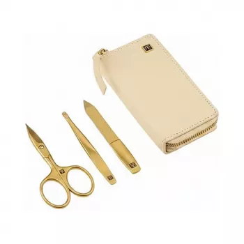 ZWILLING Maniküre-Pediküre-Set 3-teilig mit Nagelschere, Lederetui (97747-001-0)
