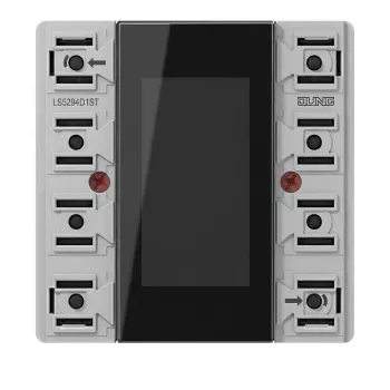 JUNG KNX Kompakt-Raumcontroller-Modul 4-fach LS5294D1ST Edelstahl LS Serie