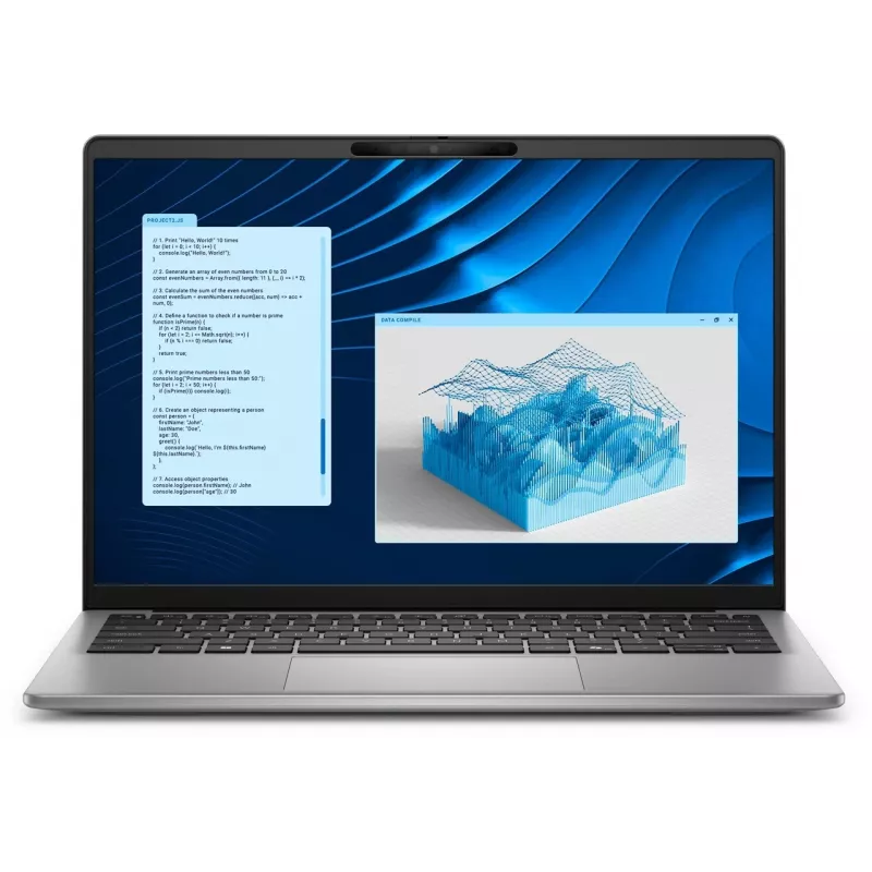 Dell Latitude 5455 Notebook, Snapdragon X Plus X1P-42-100, 16GB RAM, 512GB SSD, 14,0 inch FHD+ Display, Qualcomm Adreno Grafik, Fingerabdruckleser, FHD IR Kamera, Hintergrundbeleuchtete Tastatur, Windows 11 Pro, 3 Jahre ProSupport