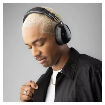 Skullcandy Aviator 900 ANC TWS Kabellose Over-Ear-Kopfhörer mit aktiver Geräuschunterdrückung, Schwarz