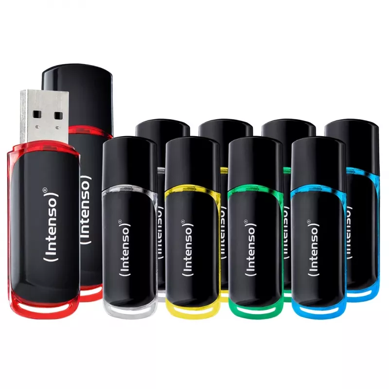 Intenso Business Line 4GB USB 2.0 Flash Drive 10er-Pack (verschiedene Farben)