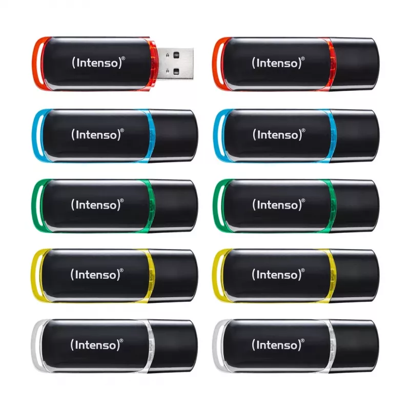Intenso Business Line 4GB USB 2.0 Flash Drive 10er-Pack (verschiedene Farben)