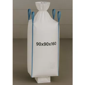 EXTRALINK Big Bag U+2 90x90x160cm 1000kg mit Auslaufstutzen