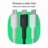 GREEN CELL USB-C auf USB-C PowerStream 100W geflochtenes Kabel 1,2m Schwarz
