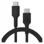 GREEN CELL USB-C auf USB-C PowerStream 100W geflochtenes Kabel 1,2m Schwarz