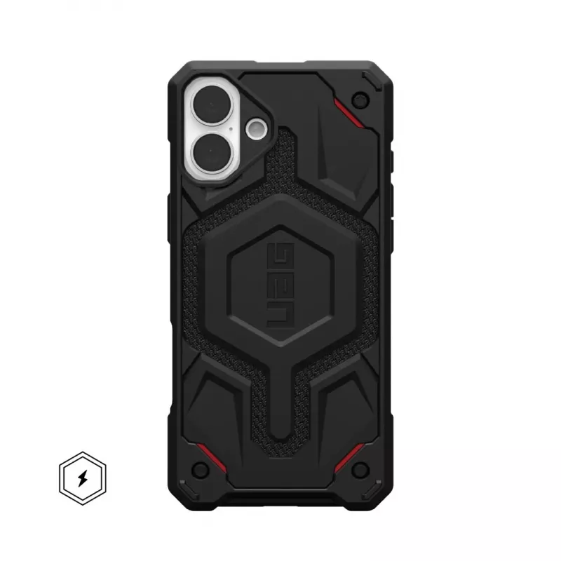 UAG Monarch Pro Kevlar Handyhülle für Apple iPhone 16 Plus, 6,7 inch, Schwarz
