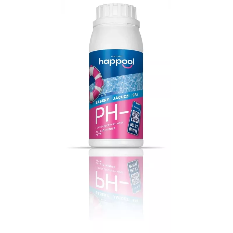 Acrylmed CALCID MINUS Flüssigkeit zur Senkung des pH-Werts von Poolwasser, 0,5 Liter