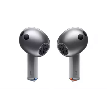 Samsung Galaxy Buds3 True Wireless Stereo (TWS) In-Ear Headset mit aktiver Geräuschunterdrückung, Bluetooth 5.4, IP57, Silber