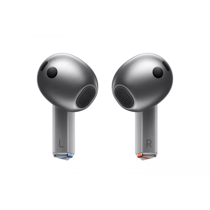 Samsung Galaxy Buds3 True Wireless Stereo (TWS) In-Ear Headset mit aktiver Geräuschunterdrückung, Bluetooth 5.4, IP57, Silber