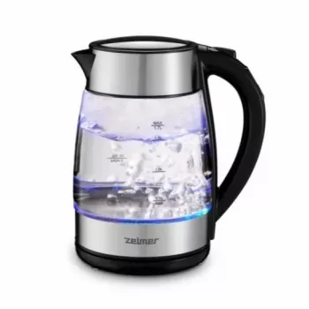Zelmer ZCK8026 Wasserkocher 1,7 L 2200 W Schwarz, Transparent