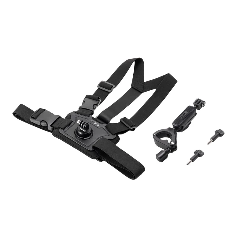 DJI Osmo Action Bike Accessory Kit - Handlebar & Chest Mount für Osmo Action 3, Action 2, Osmo Action
