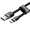 Baseus Cafule USB-A auf USB-C Kabel 0,5m Grau+Schwarz