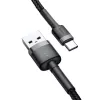 Baseus Cafule USB-A auf USB-C Kabel 0,5m Grau+Schwarz