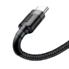 Baseus Cafule USB-A auf USB-C Kabel 0,5m Grau+Schwarz