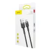 Baseus Cafule USB-A auf USB-C Kabel 0,5m Grau+Schwarz