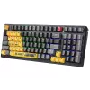 A4Tech Bloody S98 Sports Lime Mechanische Tastatur, BLMS Red Plus Switches, 98-Tasten Kompakt, RGB-Hintergrundbeleuchtung, USB-C abnehmbar