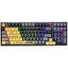 A4Tech Bloody S98 Sports Lime Mechanische Tastatur, BLMS Red Plus Switches, 98-Tasten Kompakt, RGB-Hintergrundbeleuchtung, USB-C abnehmbar