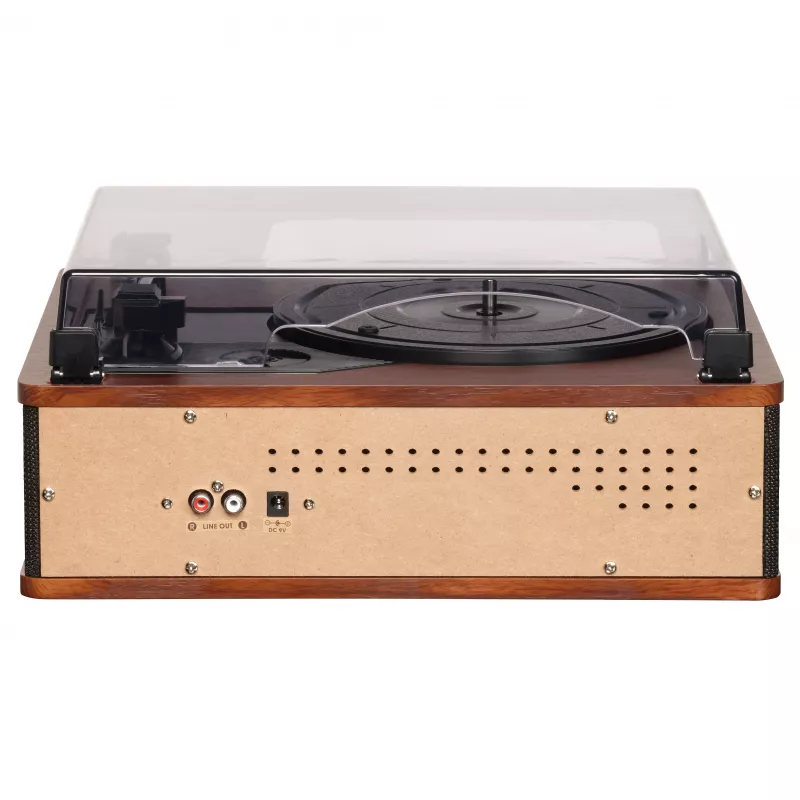 Denver VPB-262 Plattenspieler Schwarz/Holz