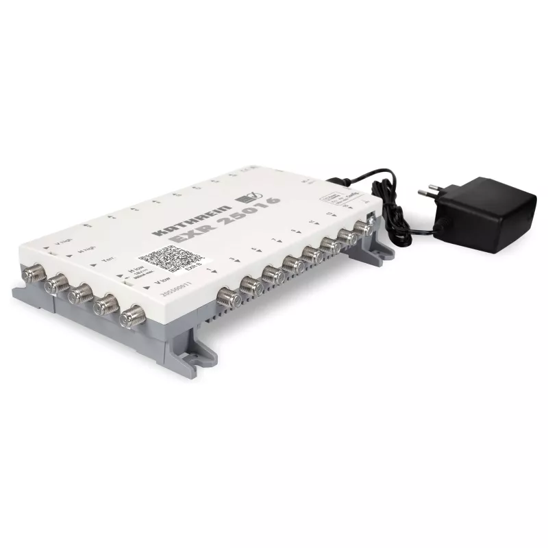 Kathrein EXR 25016 Satelliten-Multischalter mit 16 Ausgängen und integriertem Netzteil