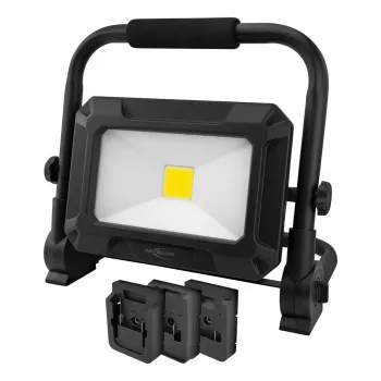 ANSMANN 1600-0713 LED-Arbeitsleuchte FL50W 18V Akku-Packs inkl. Adapterplatten