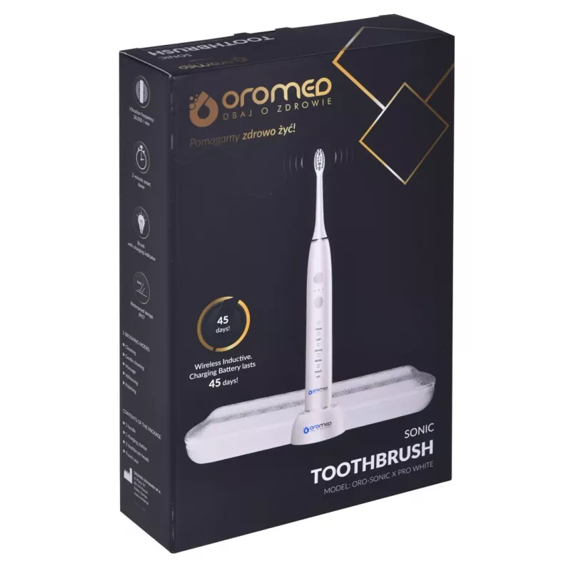 oromed ORO-SONIC X PRO WHITE Schallzahnbürste