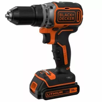 Black & Decker BL186KB-QW 18V Akku-Bürstenloser Bohrhammer 1650 U/min (2x1,5Ah Akkus, Ladegerät, Koffer)
