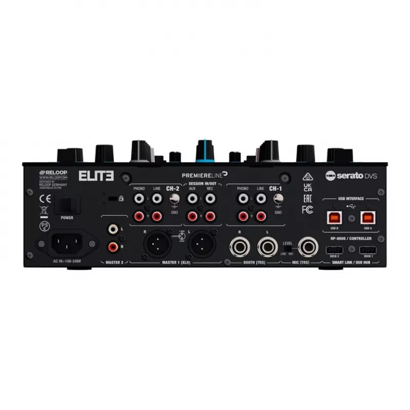RELOOP Elite – Professioneller 2-Kanal-DVS-Mixer für Serato DJ Pro