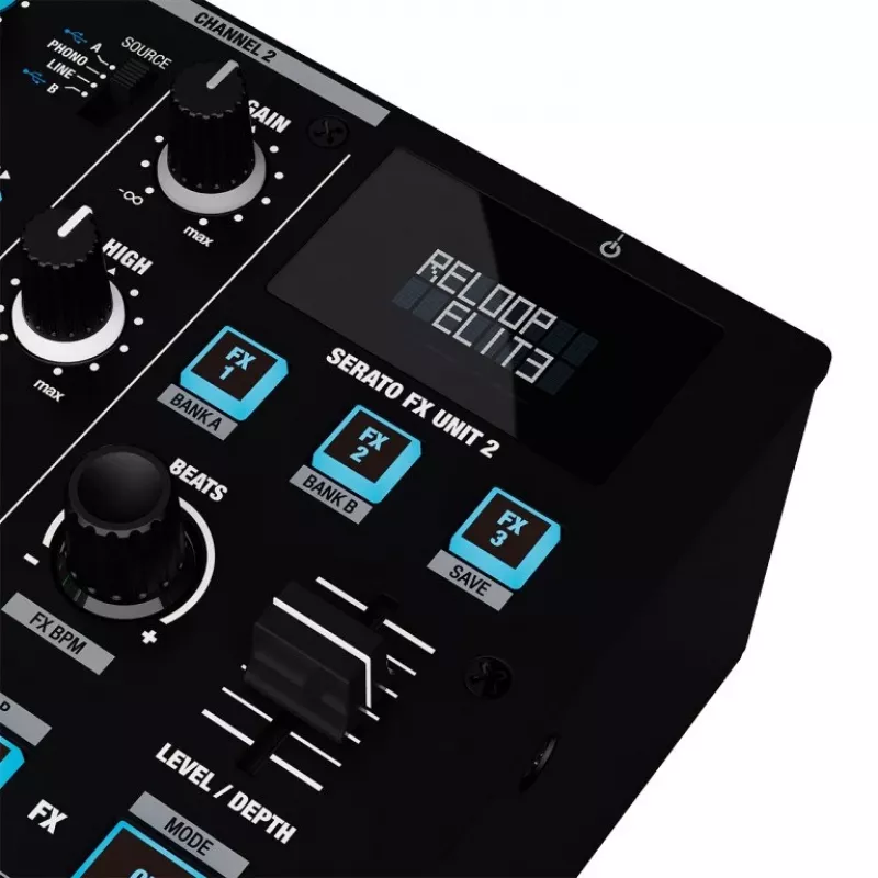RELOOP Elite – Professioneller 2-Kanal-DVS-Mixer für Serato DJ Pro
