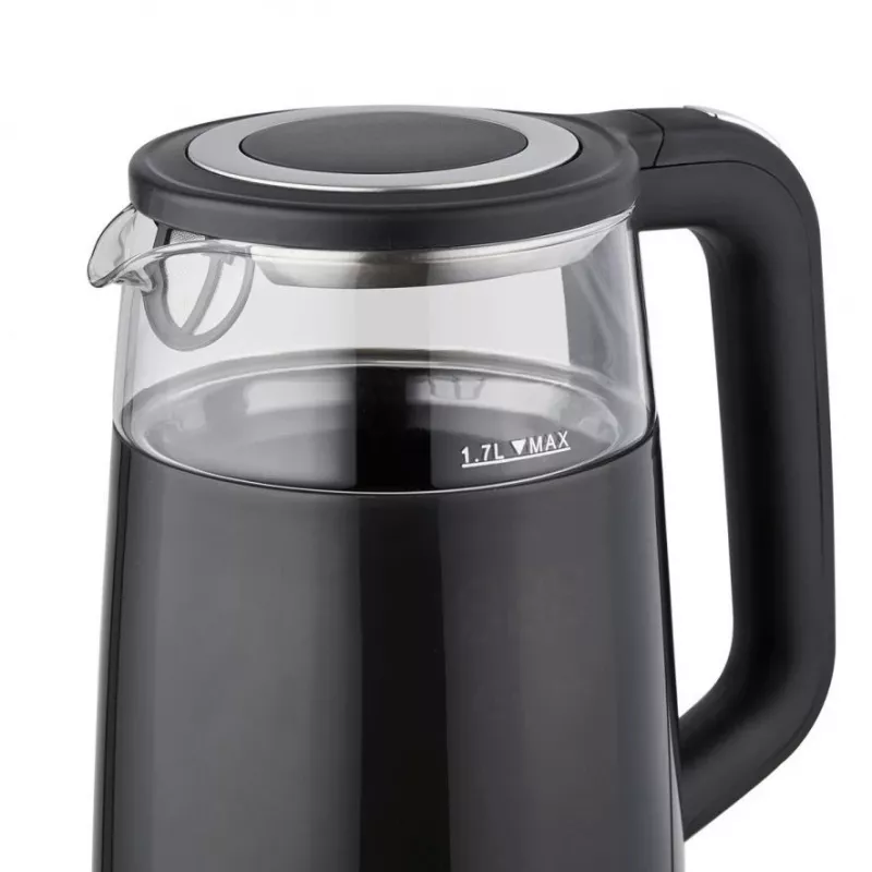 ELDOM C530 NEVO Wasserkocher 1,7 L 2200 W Schwarz, Transparent
