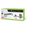 TECHLY ICA-MS 600TY Single Monitor Desk Mount - Schwarz, 17 inch-32 inch, VESA 75x75/100x100, 9 kg Kapazität