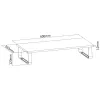 TECHLY ICA-MS 600TY Single Monitor Desk Mount - Schwarz, 17 inch-32 inch, VESA 75x75/100x100, 9 kg Kapazität