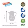 ROTPUNKT 530-01-00-0 Vakuum-Isolierflasche 0,5 L Elfenbein
