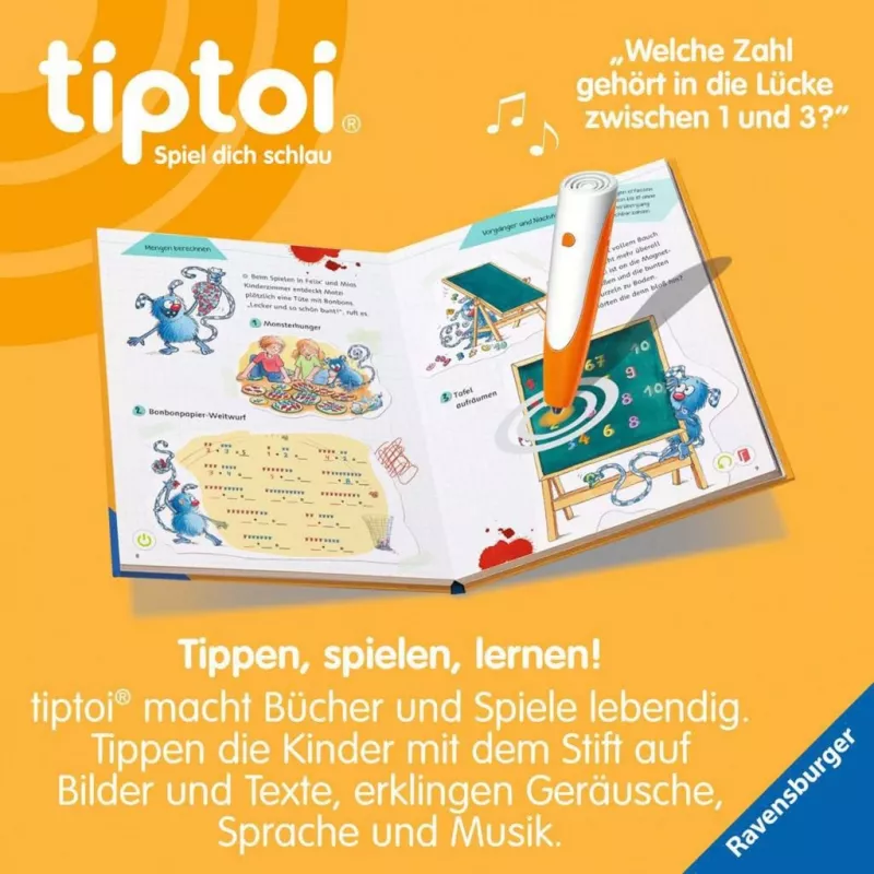 RAVENSBURGER tiptoi Lern mit mir! Mathe 1. Klasse Interaktives Lernbuch