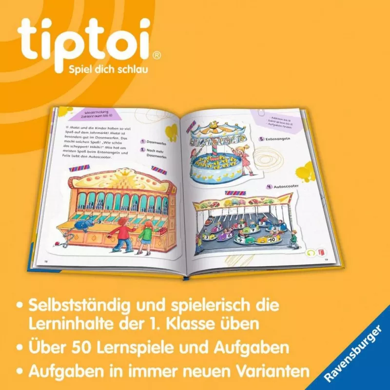 RAVENSBURGER tiptoi Lern mit mir! Mathe 1. Klasse Interaktives Lernbuch