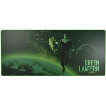 LEXIP X WARNER Green Lantern XXL Gaming Mousepad - Micro-Woven Fabric, Stitched Edges, Anti-Slip Rubber Base (WAXLXMP0008)