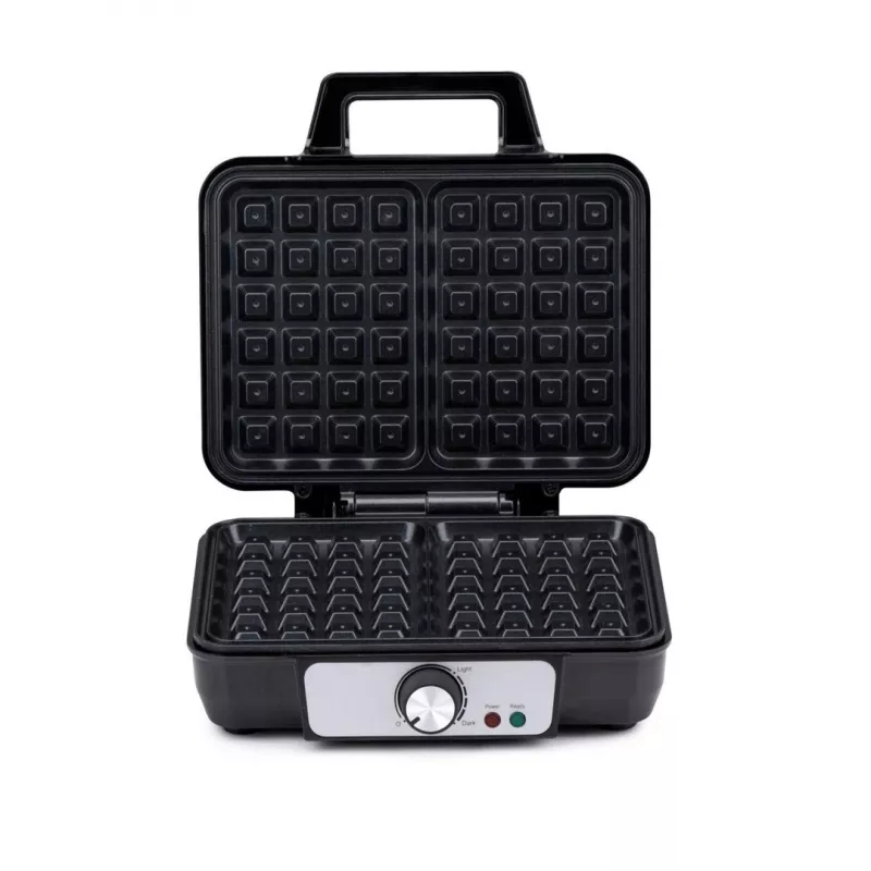 ALPINA Elektrisches Waffeleisen 1000W Schwarz
